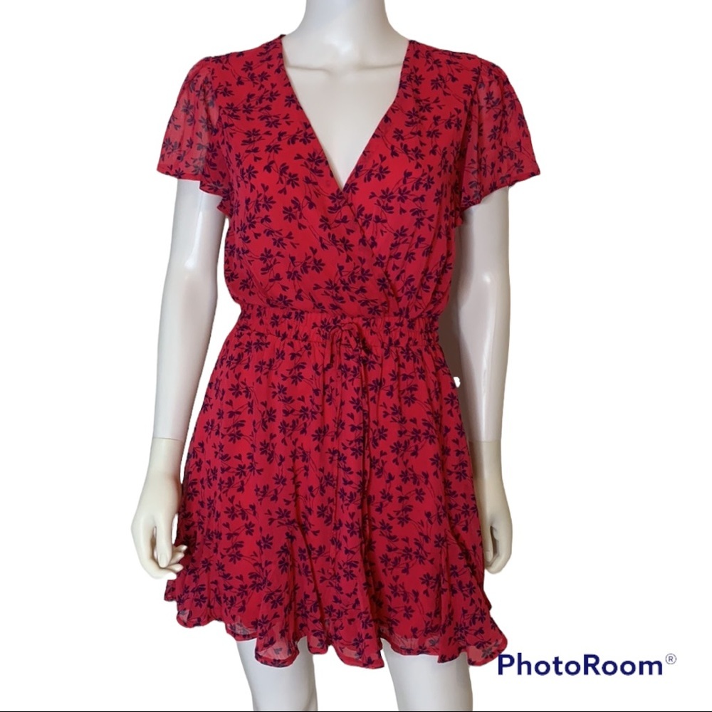 NWT Francesca's Blue Rain dress